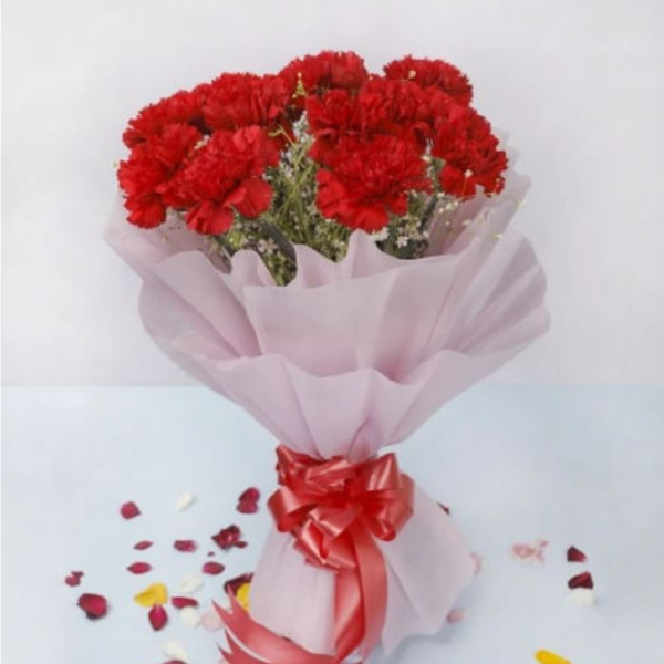 Red Carnation Bouquet