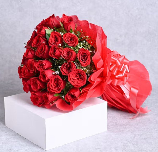 Romance in Red Roses