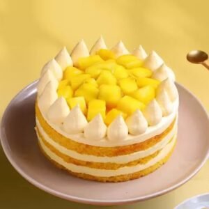 Naked Mango Magic Cake